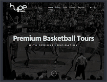 Tablet Screenshot of hypetours.com